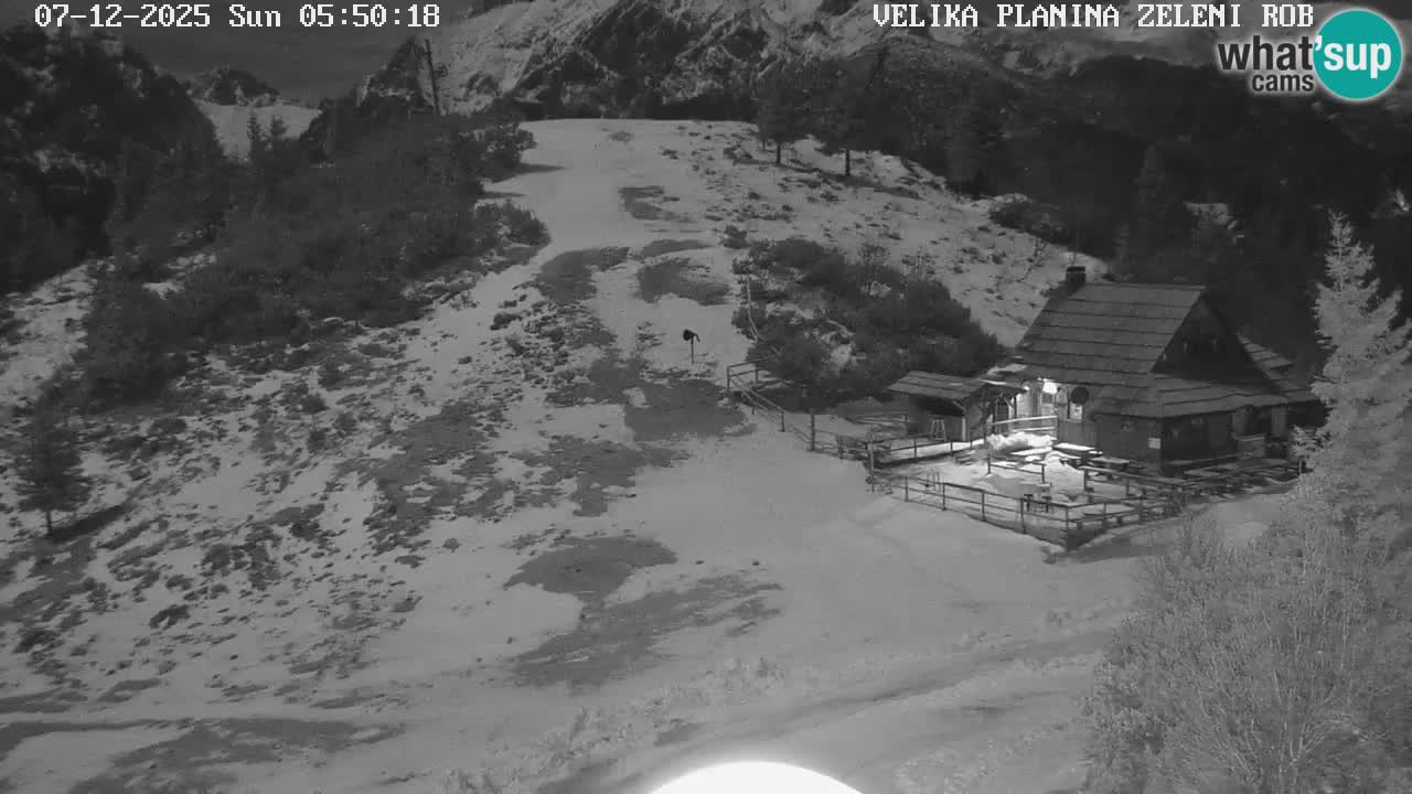 Zeleni Rob – Webcam live | Velika Planina