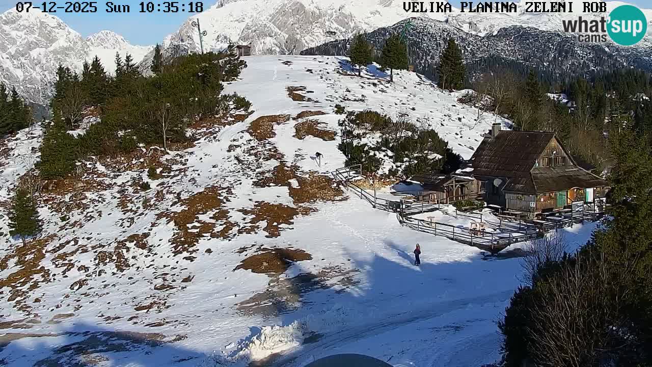 Zeleni Rob – Webcam live | Velika Planina