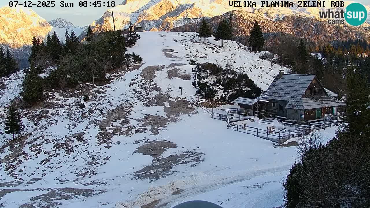 Zeleni Rob – Webcam live | Velika Planina