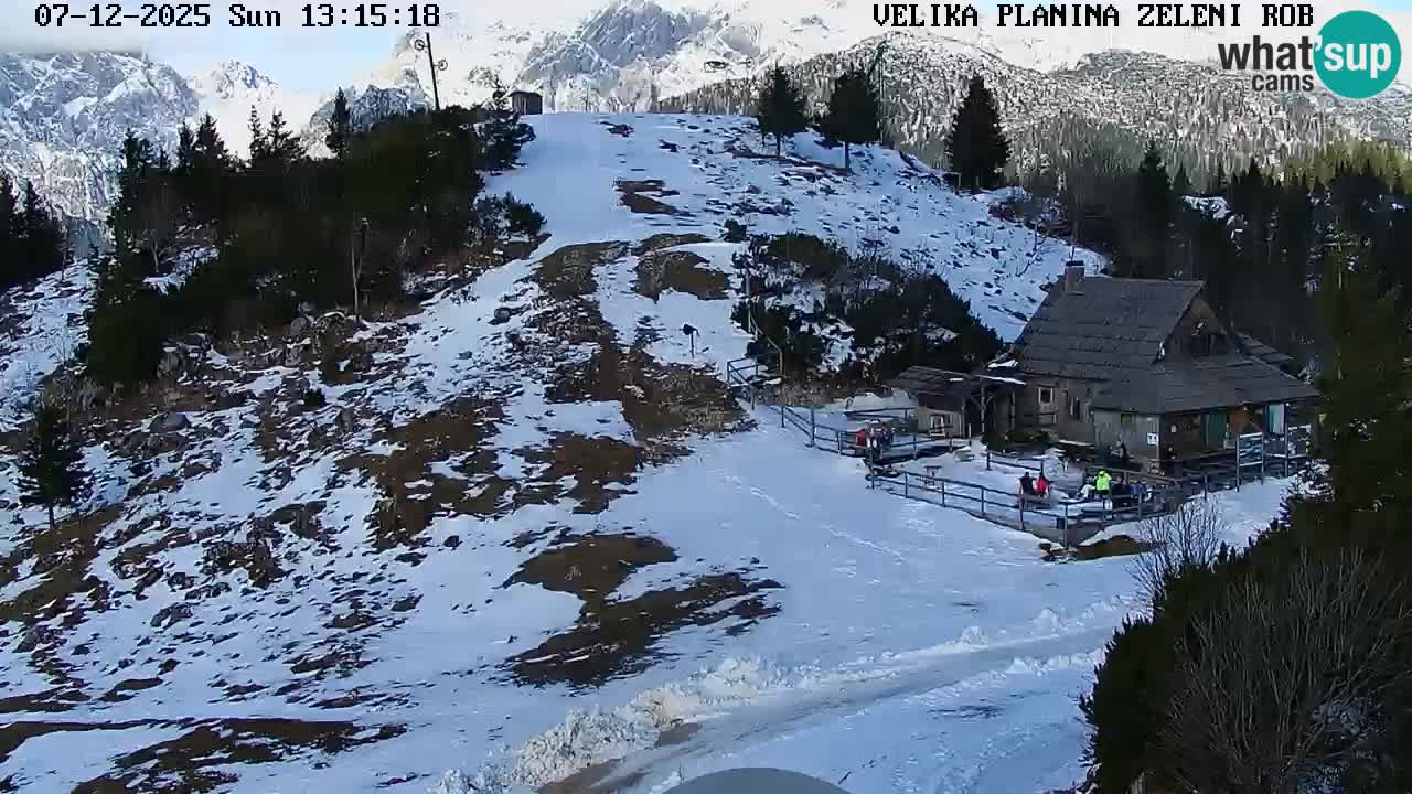 Zeleni Rob – Webcam live | Velika Planina