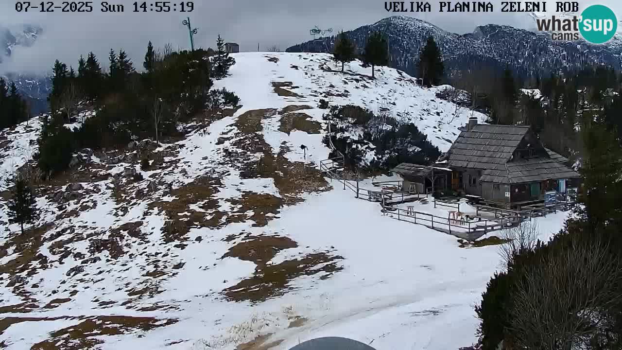 Zeleni Rob | Webcam live Velika Planina