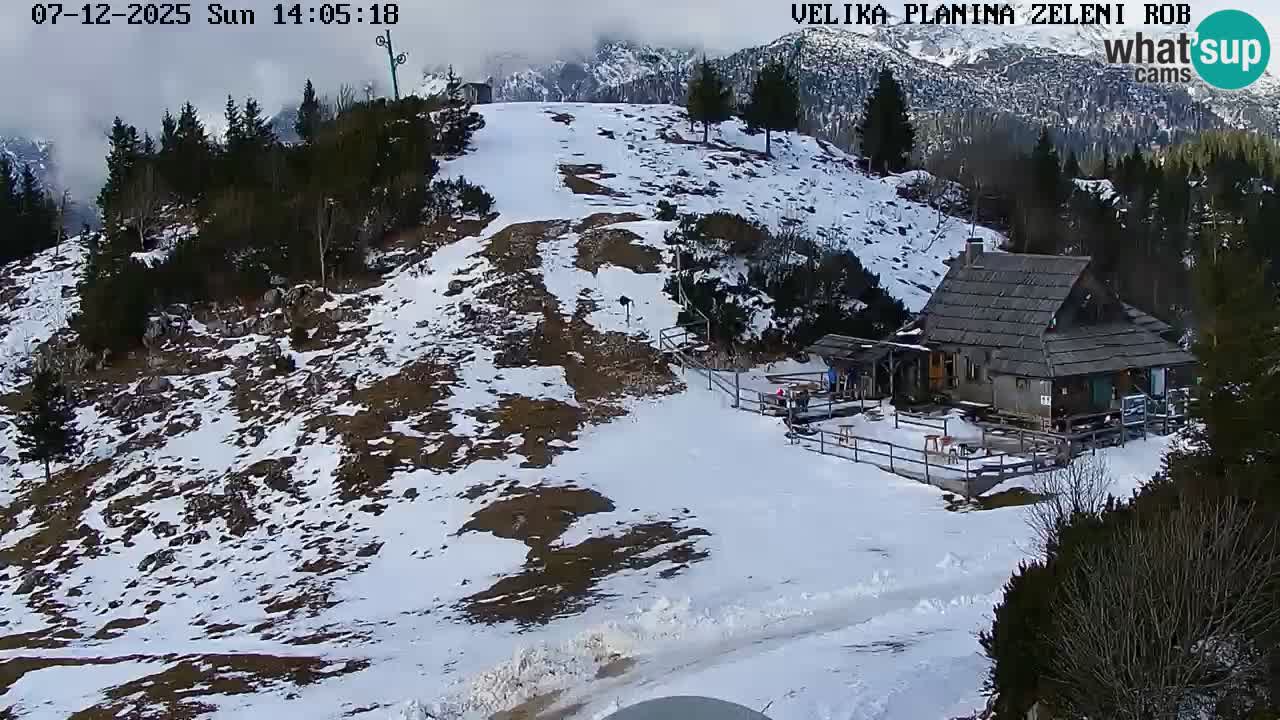 Zeleni Rob – Webcam live | Velika Planina