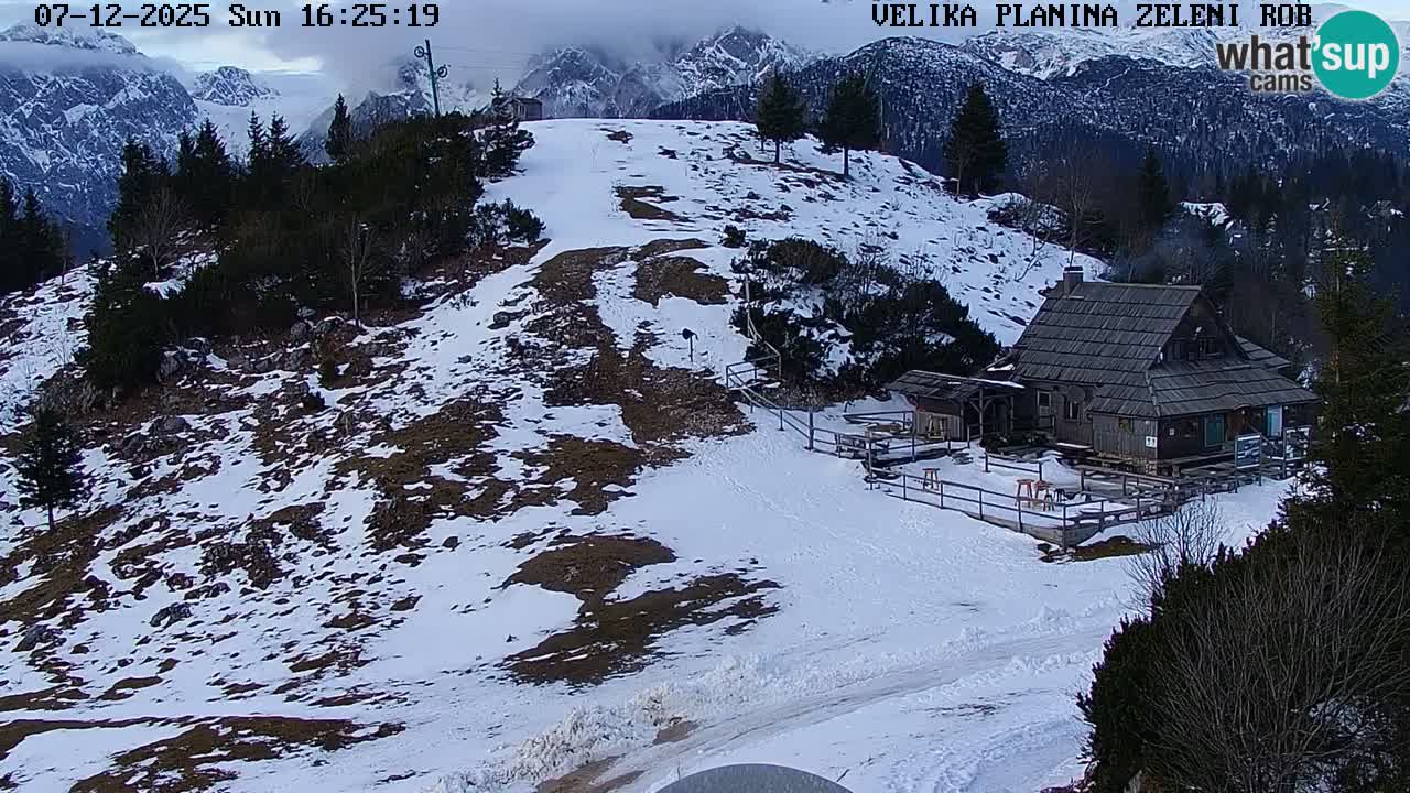Zeleni Rob – Webcam live | Velika Planina