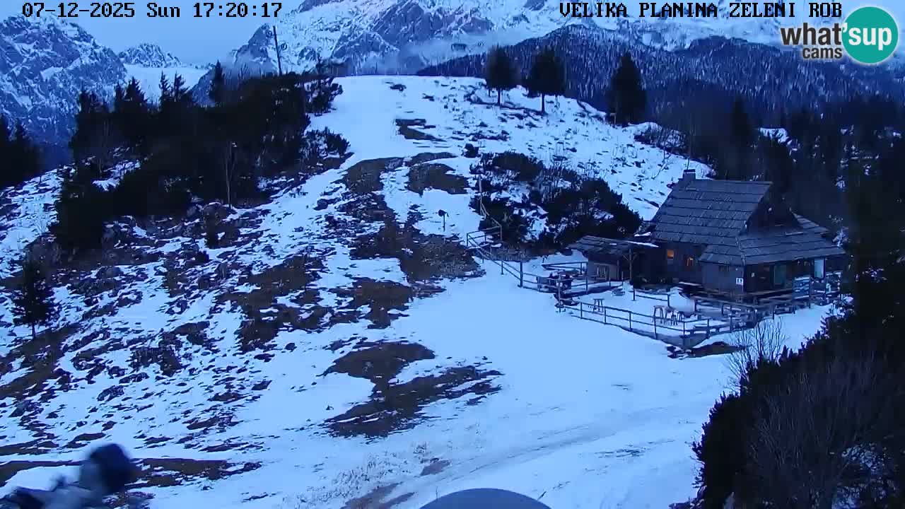 Zeleni Rob – Webcam live | Velika Planina