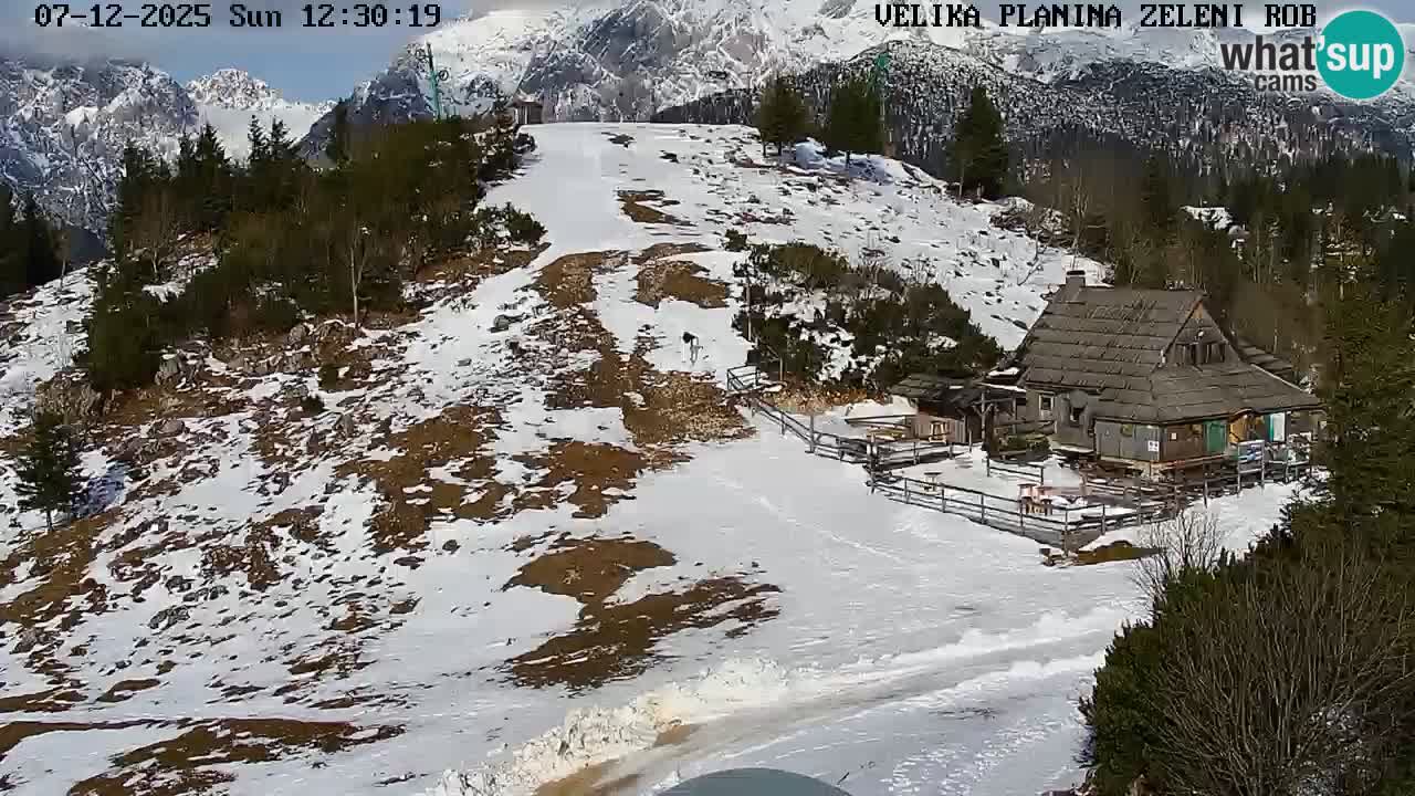 Zeleni Rob | Webcam live Velika Planina