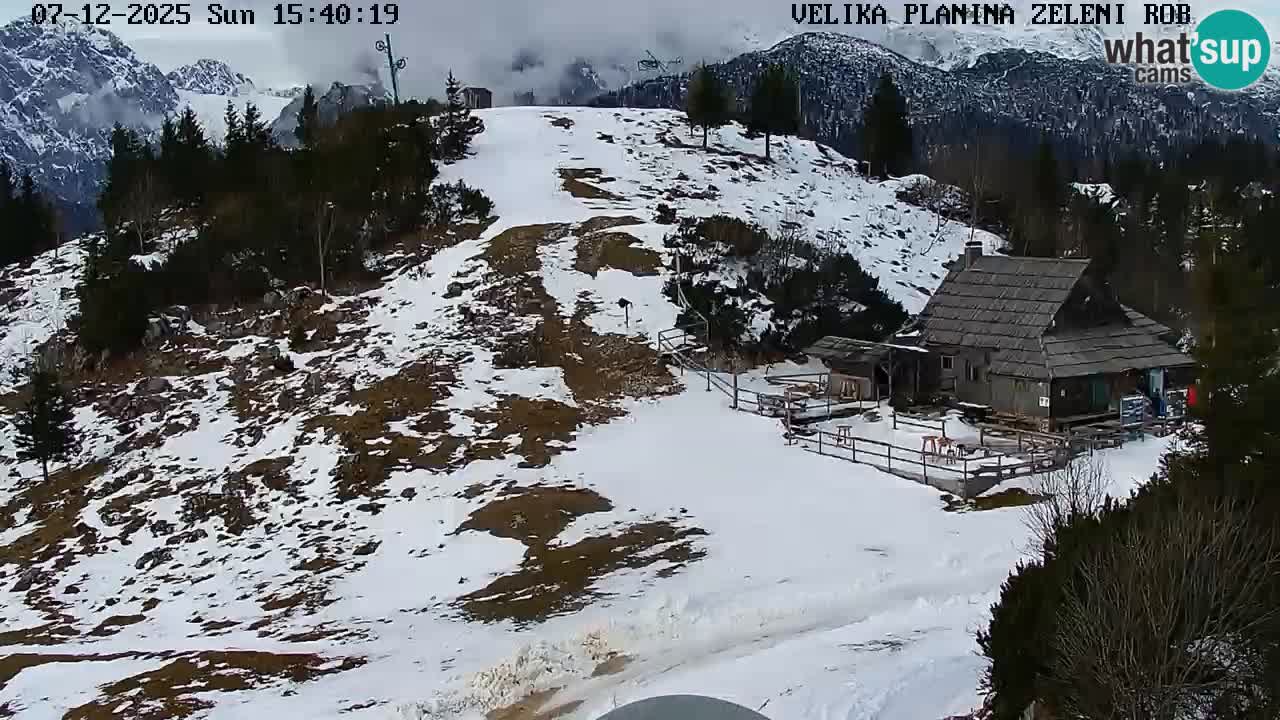 Zeleni Rob – Webcam live | Velika Planina