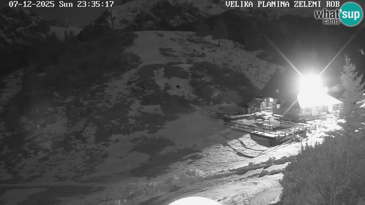 Zeleni Rob | Web kamera Velika Planina
