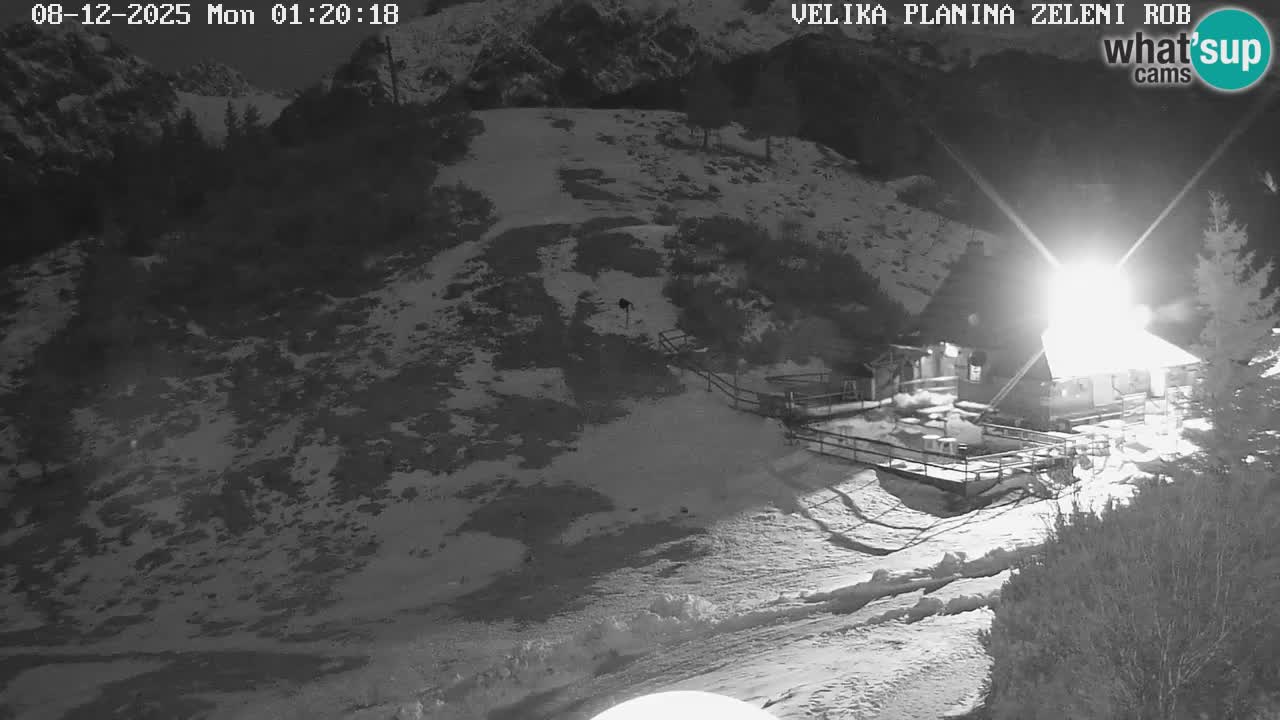 Zeleni Rob | Web kamera Velika Planina