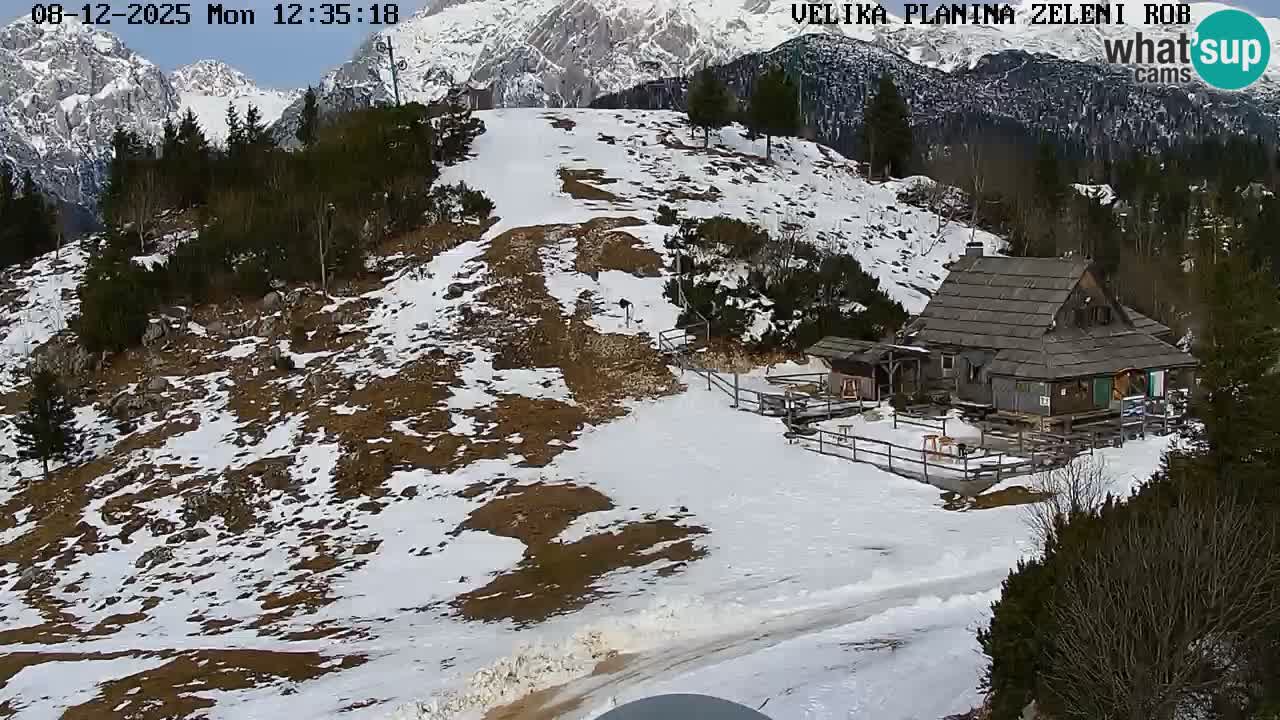 Zeleni Rob | Webcam live Velika Planina