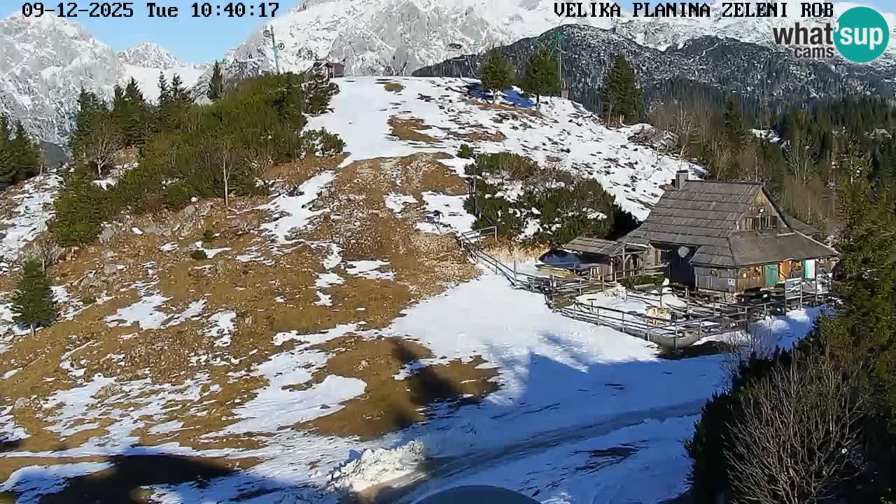 Zeleni Rob | Web kamera Velika Planina