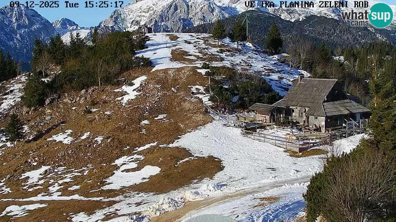 Zeleni Rob – Webcam live | Velika Planina