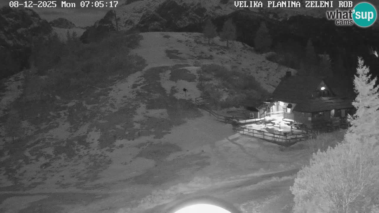 Zeleni Rob | Web kamera Velika Planina