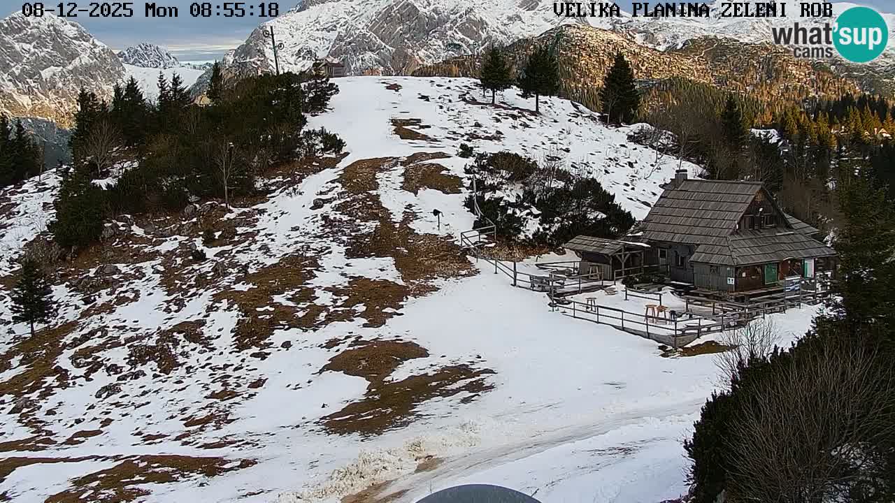 Zeleni Rob – Webcam live | Velika Planina