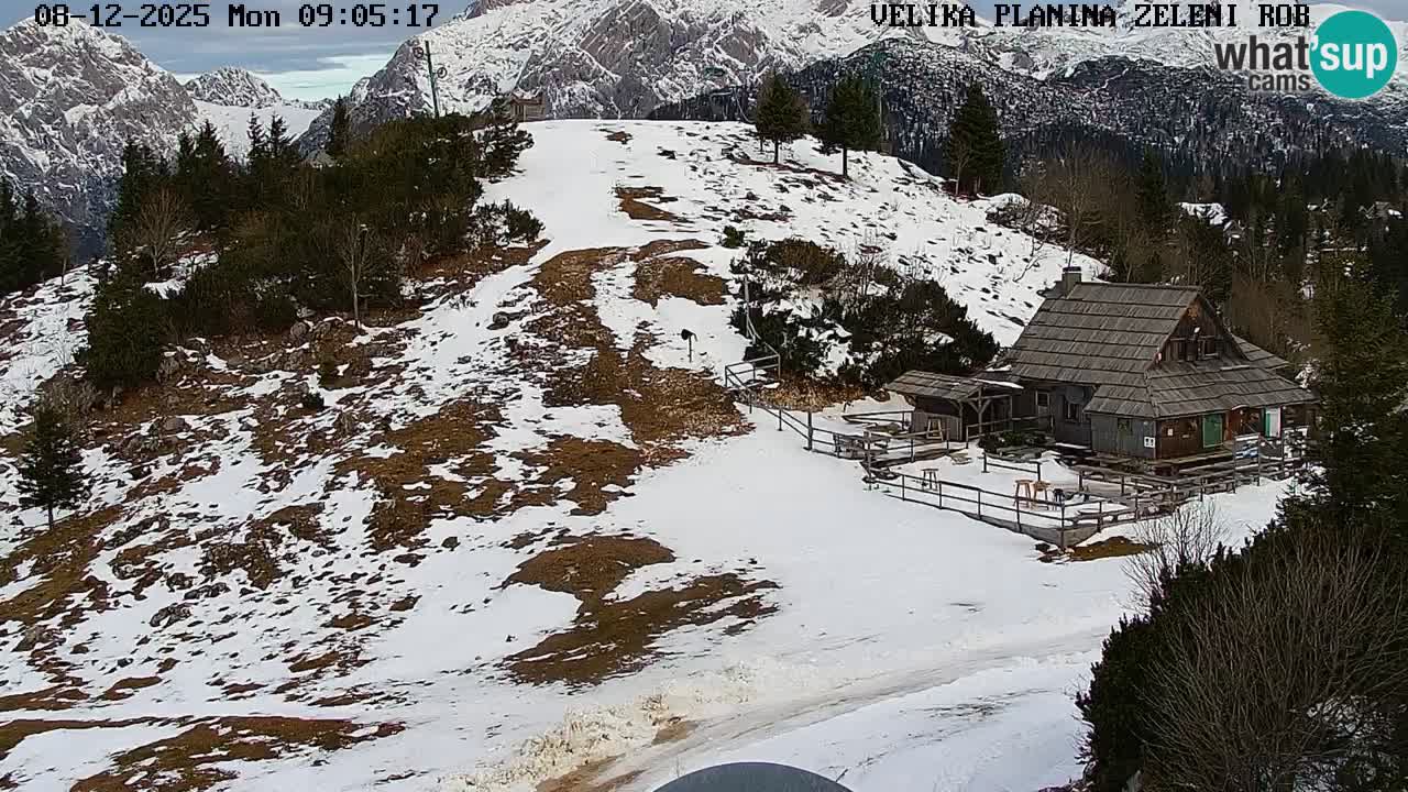 Zeleni Rob – Webcam live | Velika Planina