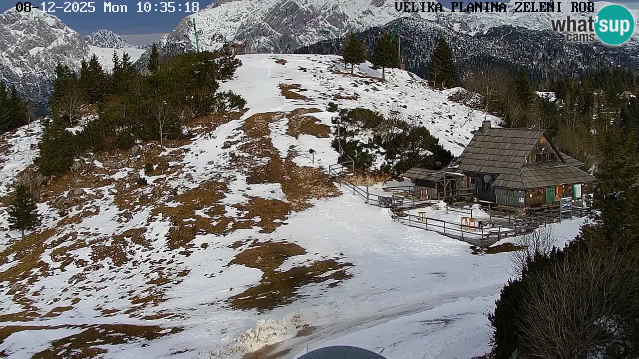 Zeleni Rob – Webcam live | Velika Planina