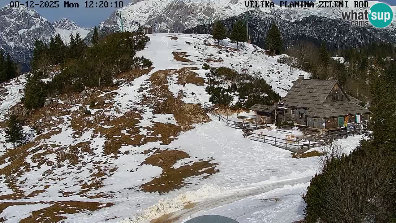 Zeleni Rob | Web kamera Velika Planina
