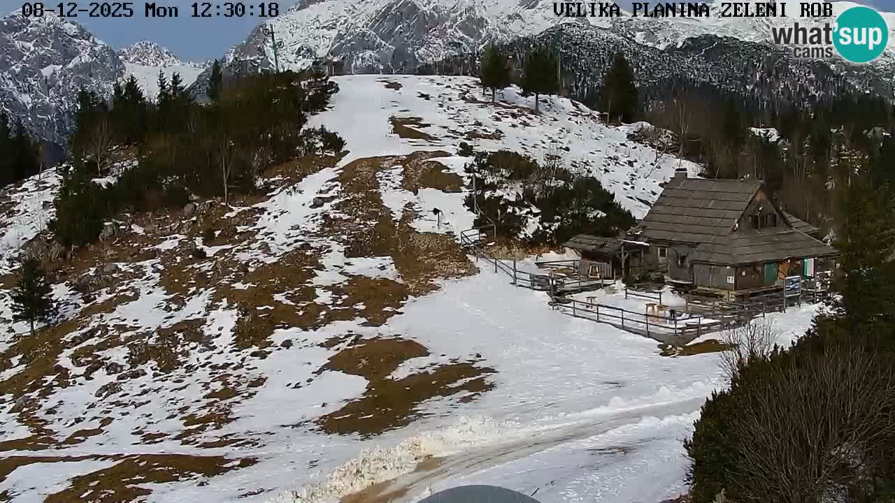 Zeleni Rob | Webcam live Velika Planina