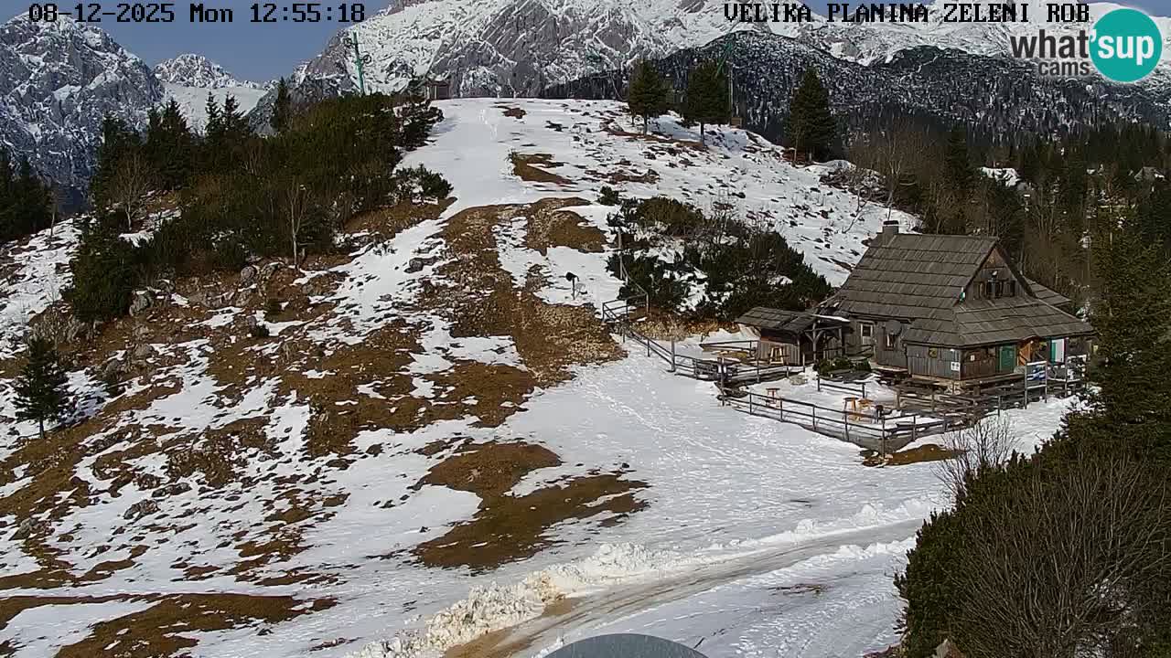 Zeleni Rob – Webcam live | Velika Planina