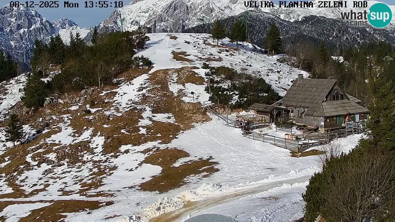 Zeleni Rob – Webcam live | Velika Planina