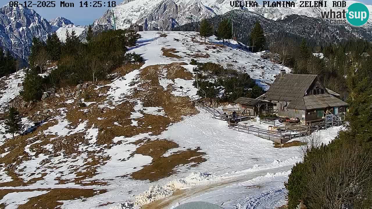Zeleni Rob – Webcam live | Velika Planina