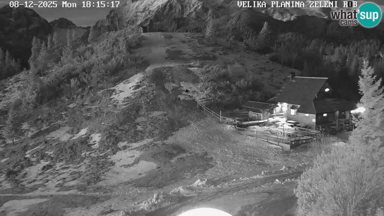 Zeleni Rob | Webcam live Velika Planina