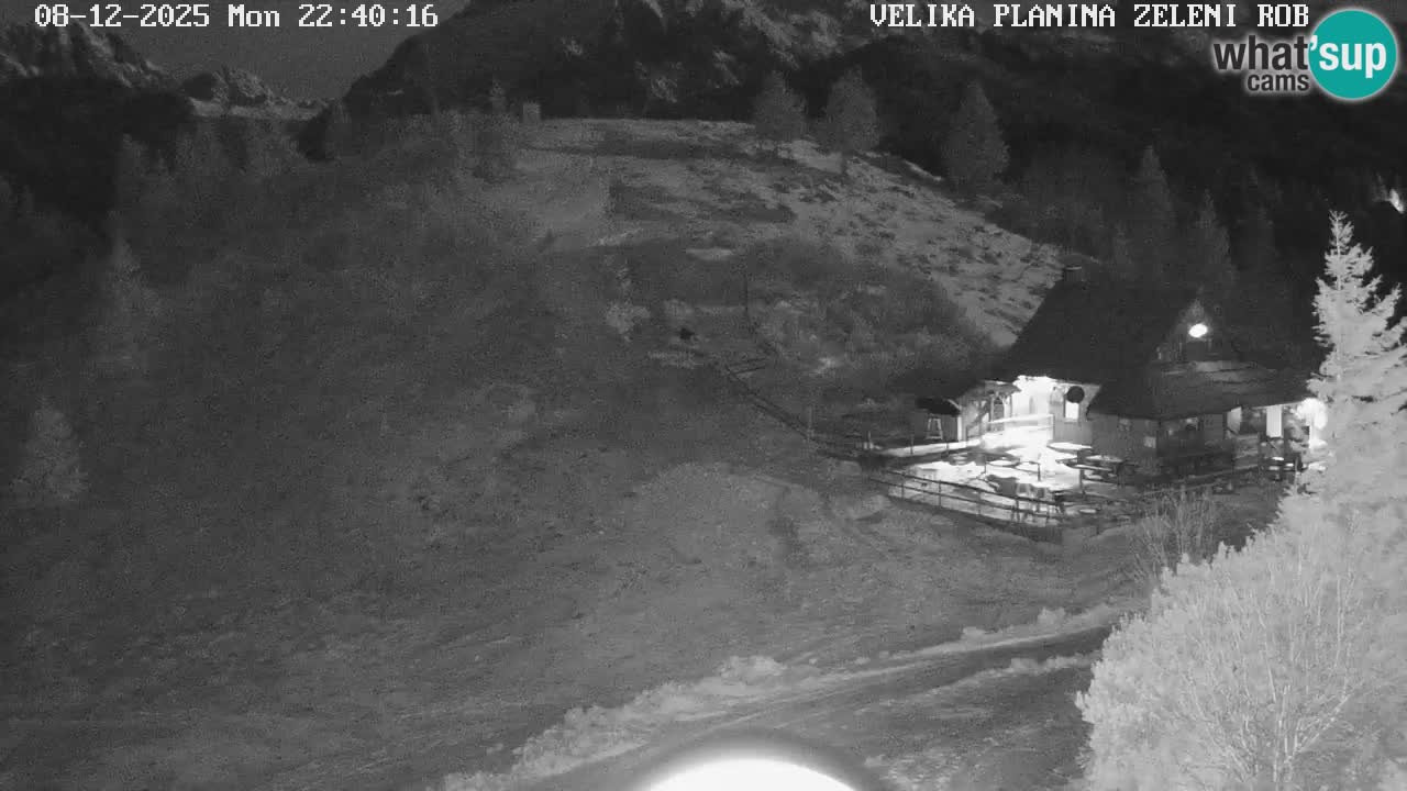 Zeleni Rob | Webcam en vivo Velika Planina