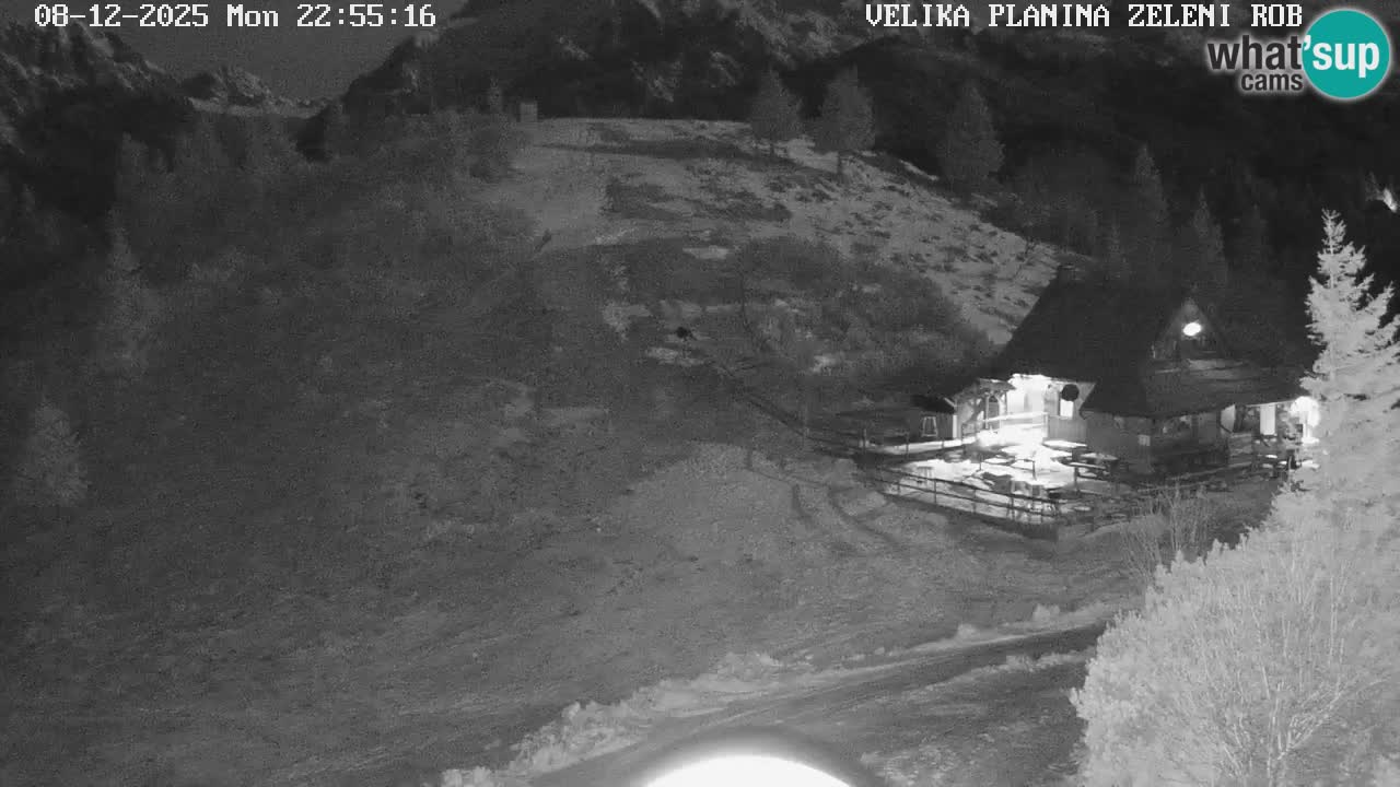 Zeleni Rob | Web kamera Velika Planina