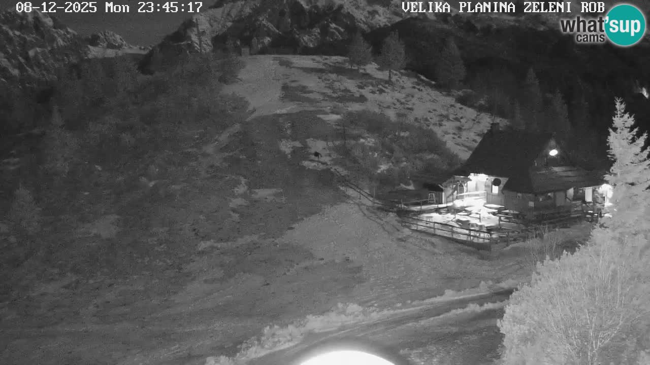 Zeleni Rob – Webcam live | Velika Planina
