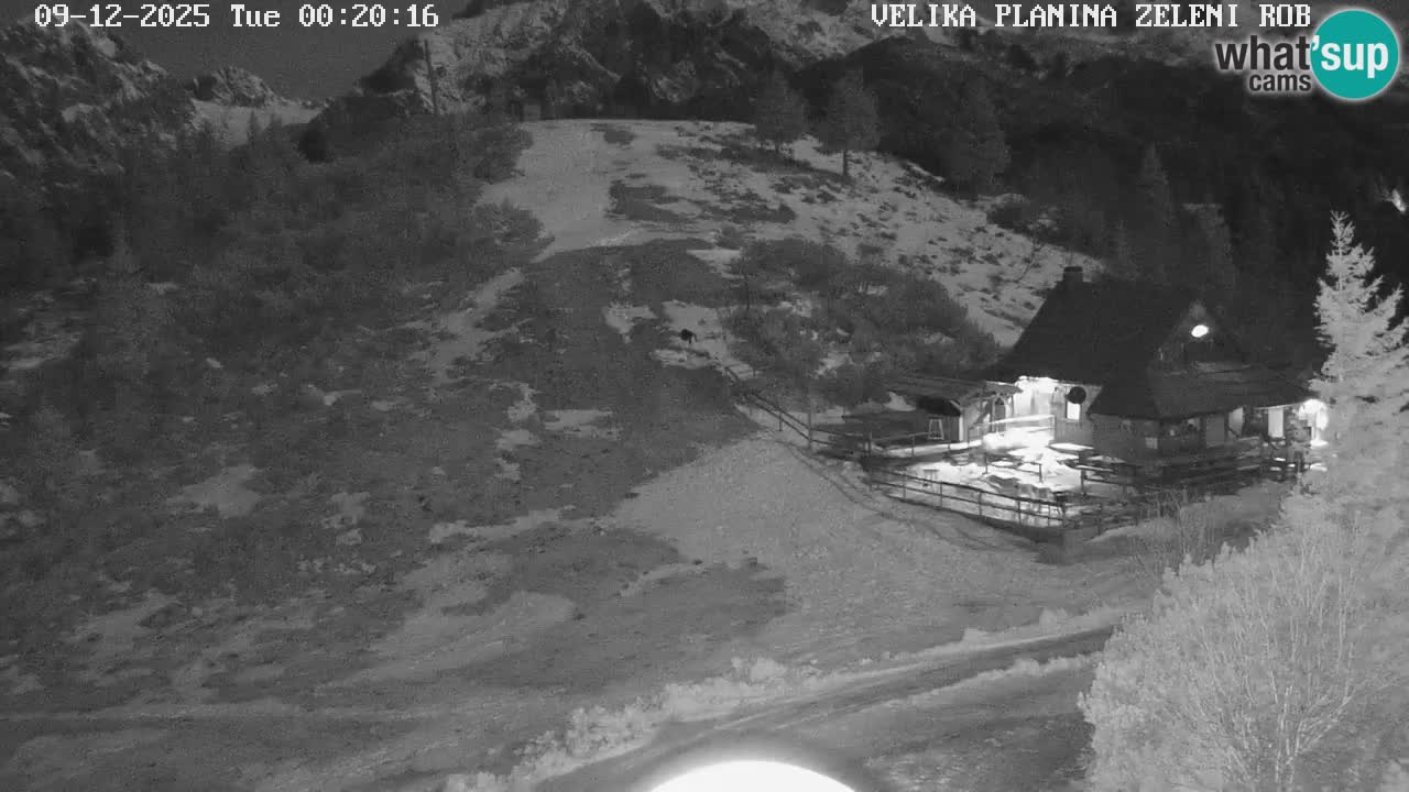 Zeleni Rob – Webcam live | Velika Planina