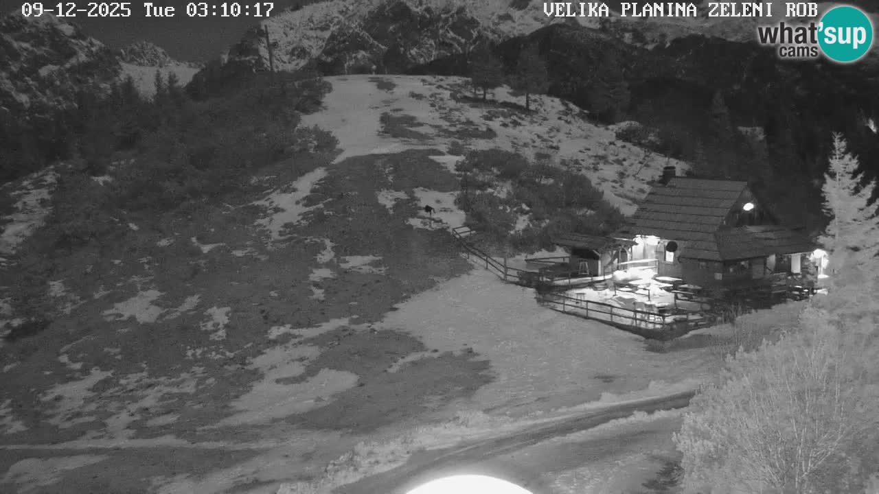 Zeleni Rob | Webcam live Velika Planina