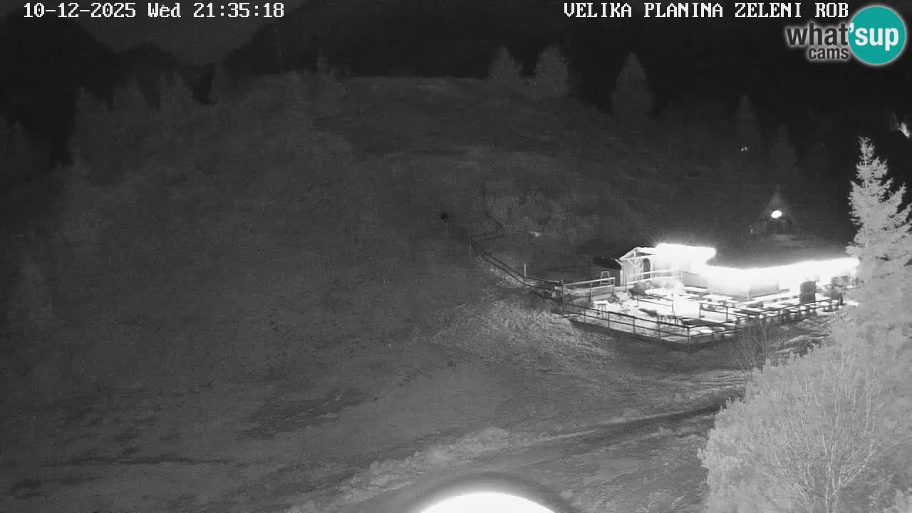 Zeleni Rob | Webcam en vivo Velika Planina