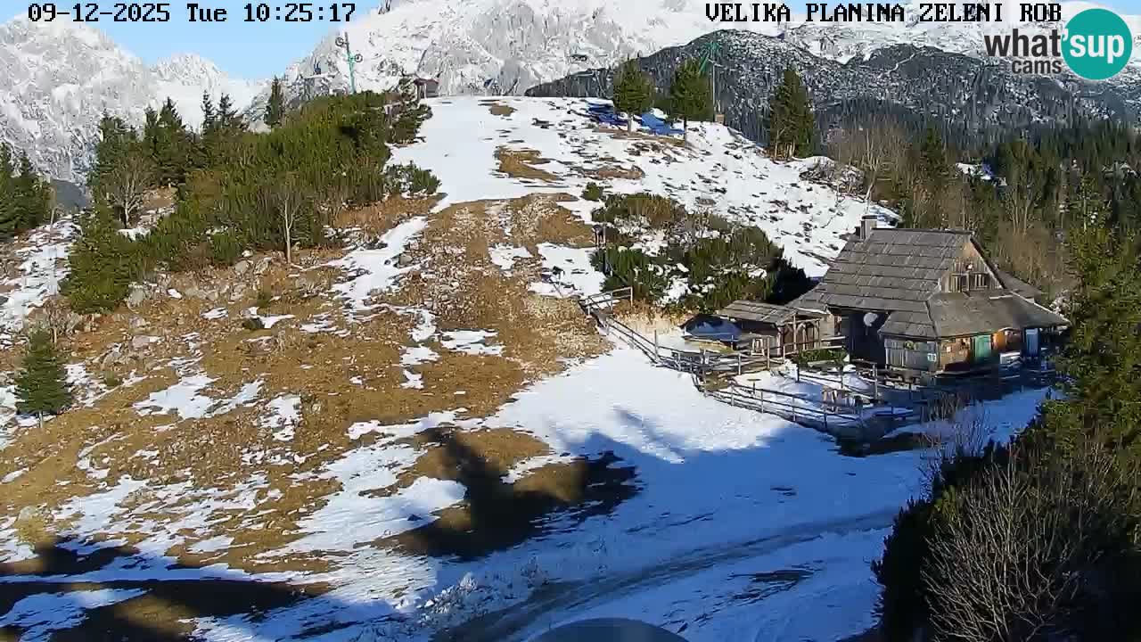 Zeleni Rob | Webcam live Velika Planina