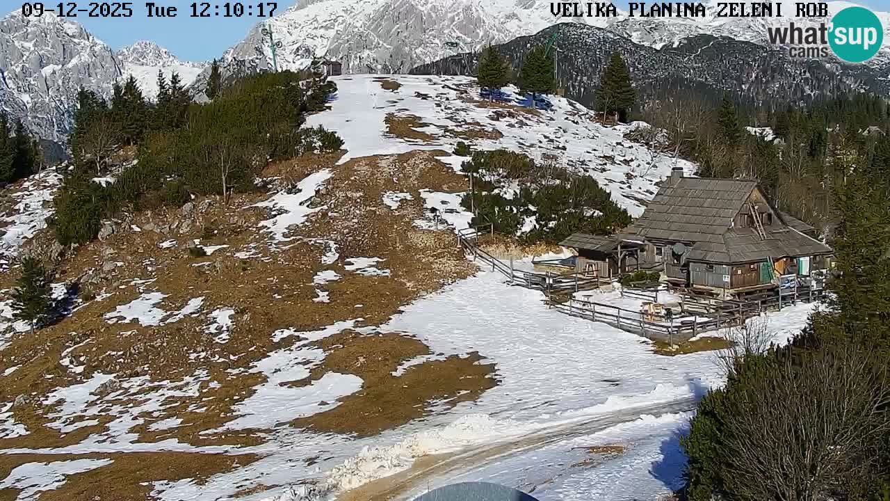 Zeleni Rob – Webcam live | Velika Planina