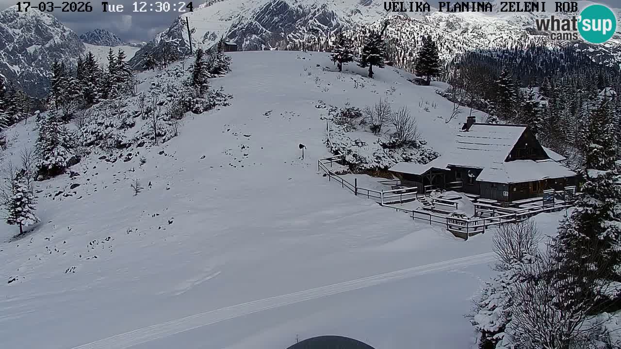 Zeleni Rob – Webcam live | Velika Planina