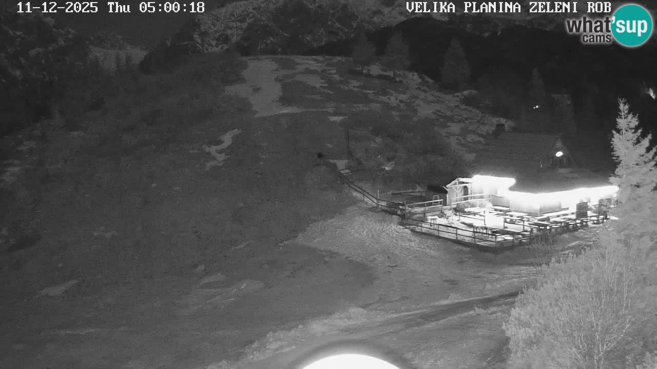 Zeleni Rob | Web kamera Velika Planina