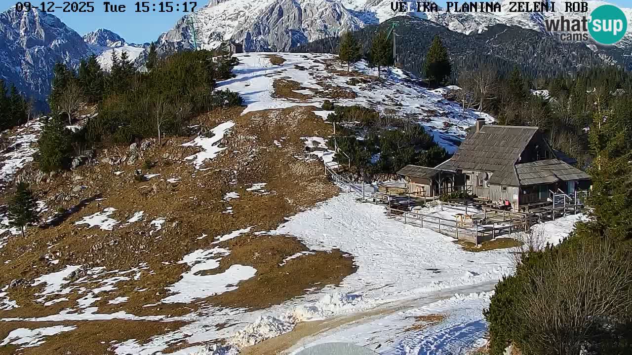 Zeleni Rob – Webcam live | Velika Planina