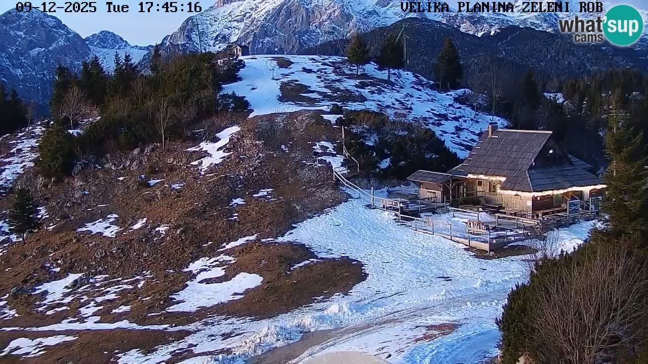 Zeleni Rob – Webcam live | Velika Planina