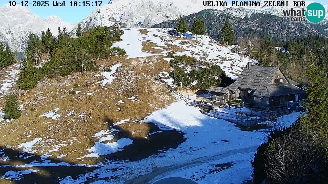 Zeleni Rob – Webcam live | Velika Planina