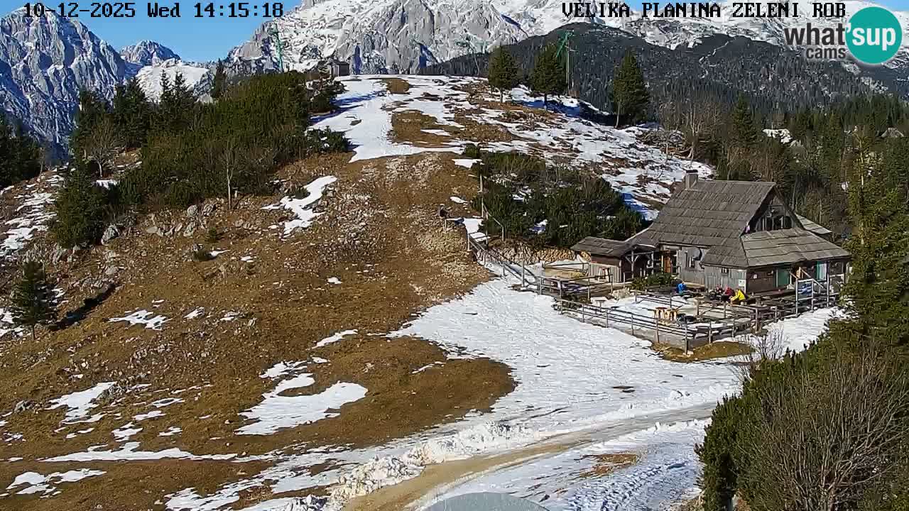 Zeleni Rob – Webcam live | Velika Planina