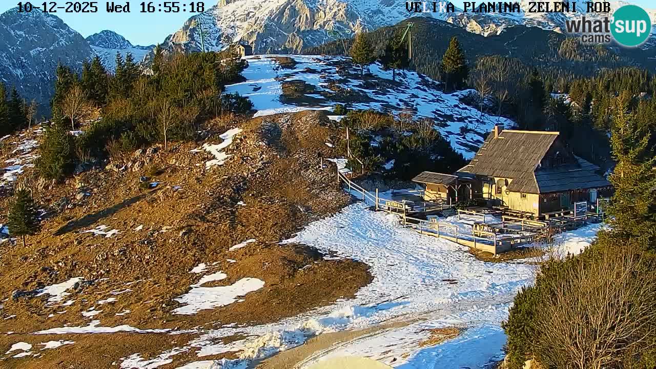 Zeleni Rob – Webcam live | Velika Planina