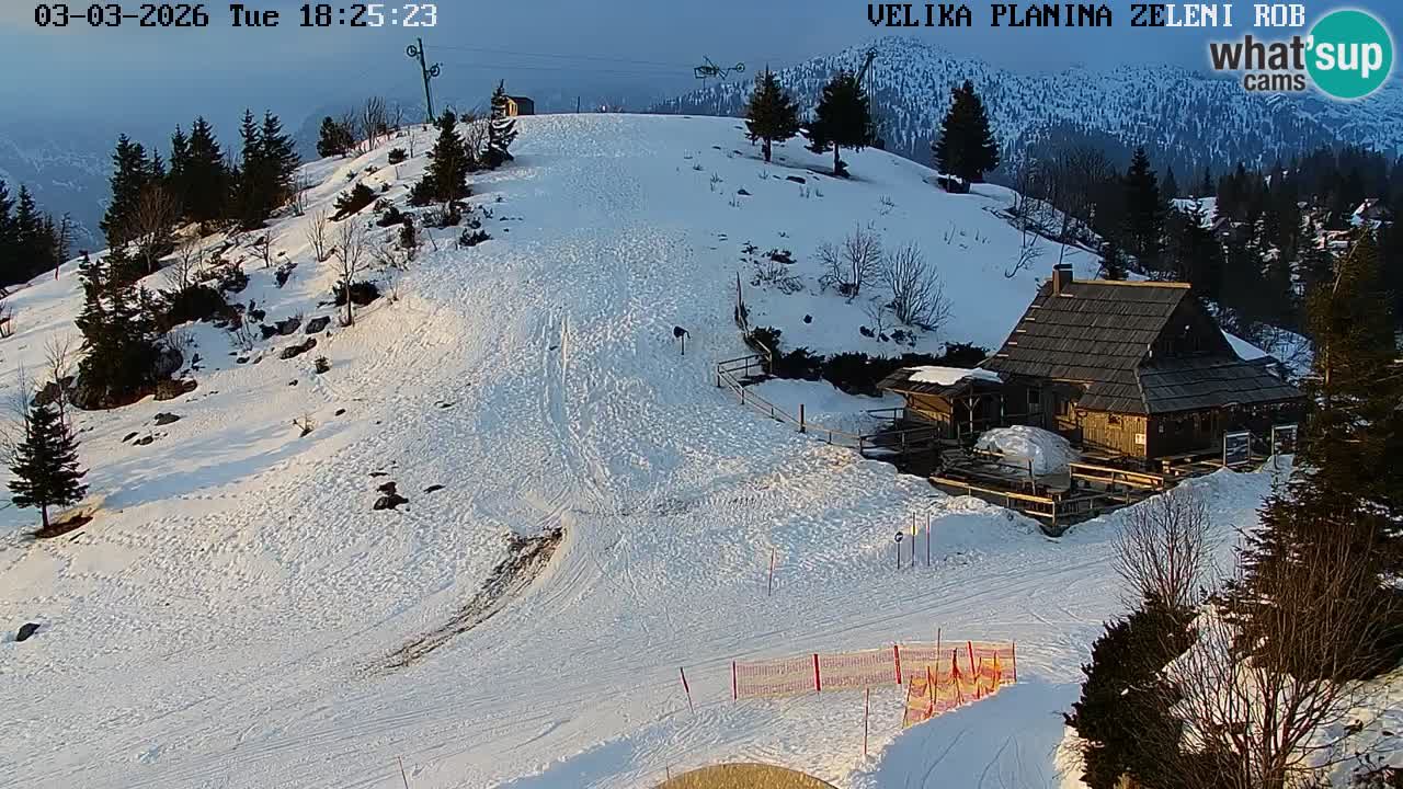 Zeleni Rob – Webcam live | Velika Planina