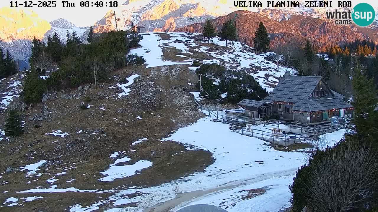 Zeleni Rob | Web kamera Velika Planina