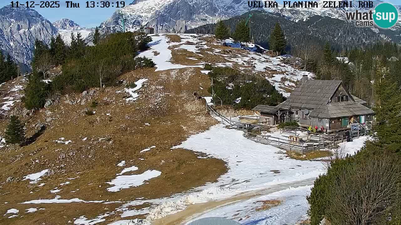 Zeleni Rob – Webcam live | Velika Planina