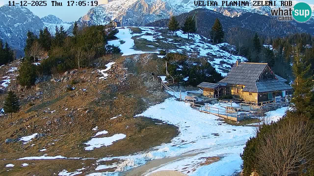 Zeleni Rob – Webcam live | Velika Planina