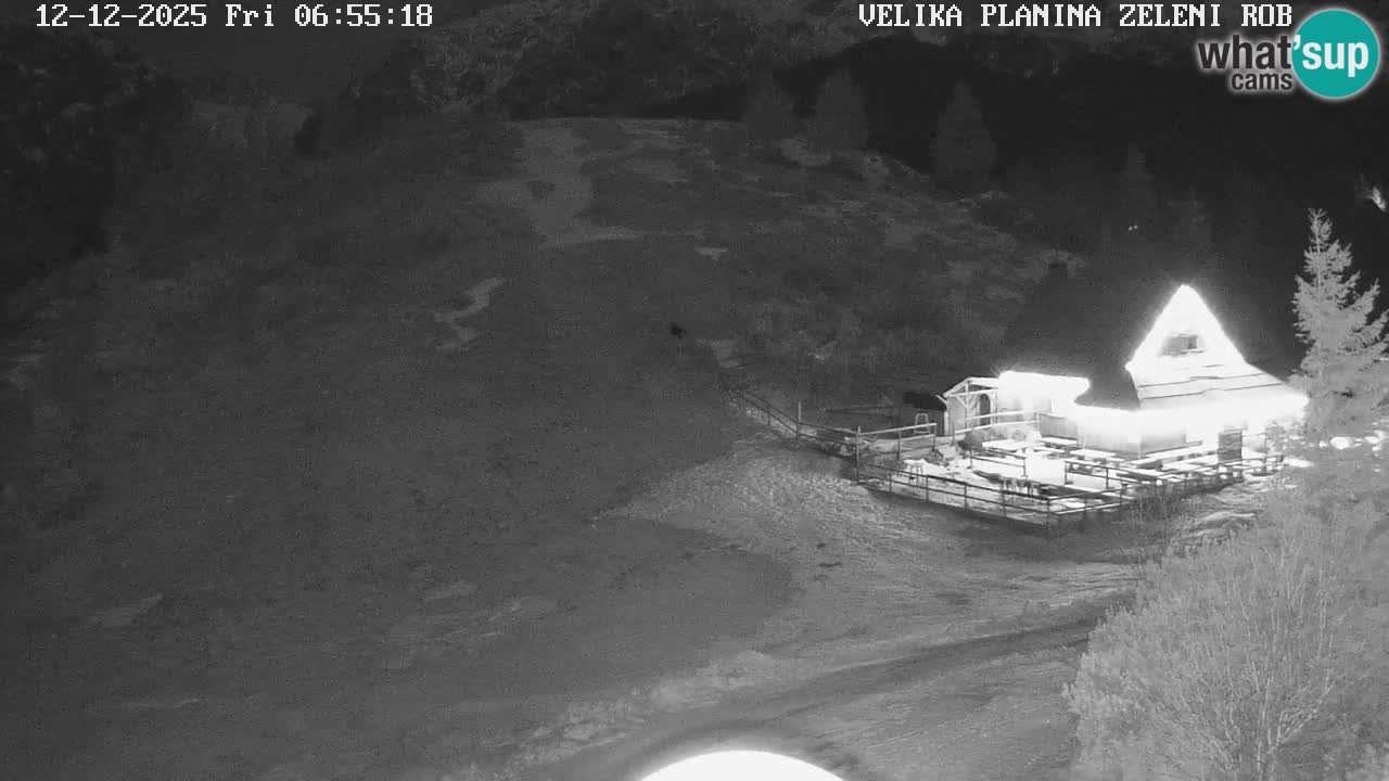Zeleni Rob – Webcam live | Velika Planina