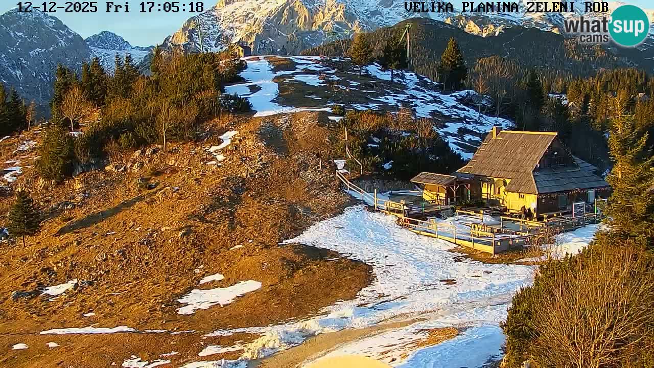 Zeleni Rob – Webcam live | Velika Planina