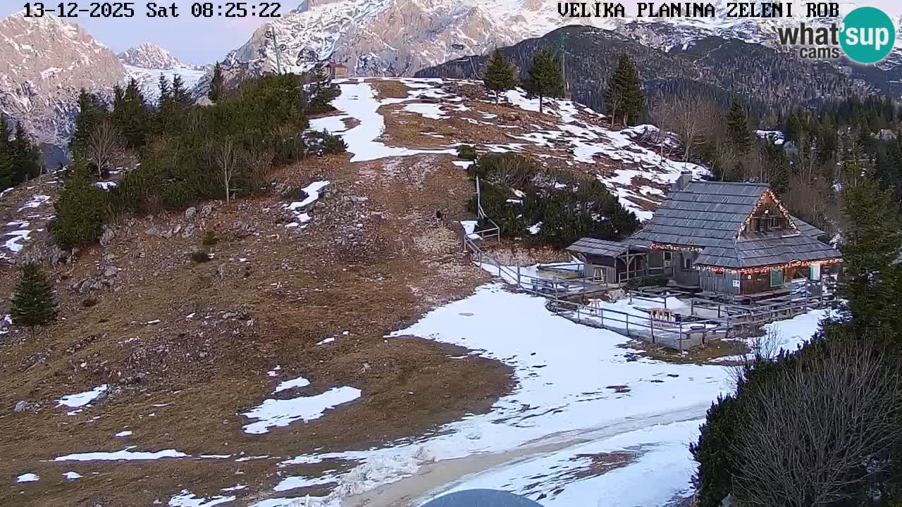 Zeleni Rob – Webcam live | Velika Planina