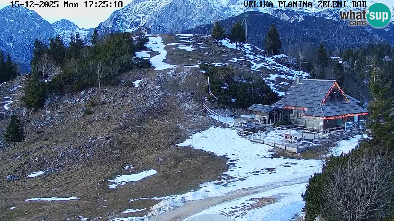 Zeleni Rob | Webcam live Velika Planina