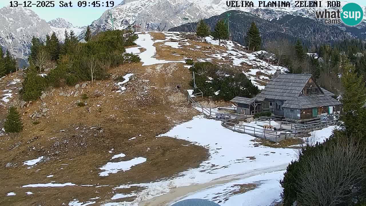 Zeleni Rob – Webcam live | Velika Planina
