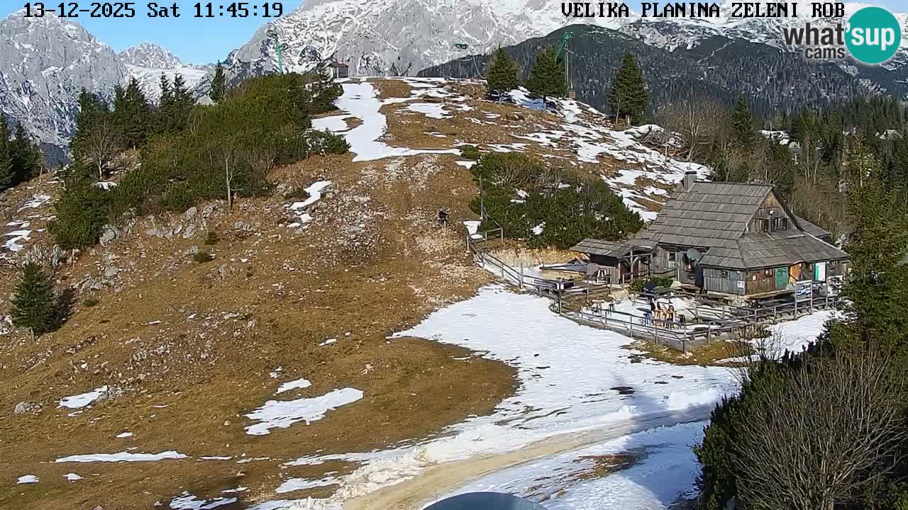 Zeleni Rob | Web kamera Velika Planina